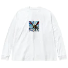 さぷのフライングワニ Big Long Sleeve T-Shirt