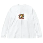 Jonnybanbanの可愛らしい龍の男の子 Big Long Sleeve T-Shirt