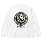 keystoneの獅子座(Leo) ビッグシルエットロングスリーブTシャツ