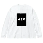 High!?の420/ Big Long Sleeve T-Shirt