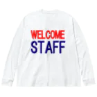 ainarukokoroのWELCOME STAFF ビッグシルエットロングスリーブTシャツ