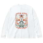 NatureDesignStoreのファンタジー蝶々 Big Long Sleeve T-Shirt