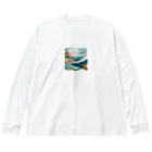 yukki1975の折り紙のイラスト_044 Big Long Sleeve T-Shirt