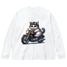 Creation CATのライダーCAT Big Long Sleeve T-Shirt