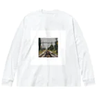 atoyuki_SHOPの鉄道レールデザイン Big Long Sleeve T-Shirt