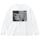 つぎのトリケラトプス　モノクロ Big Long Sleeve T-Shirt