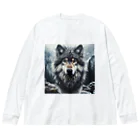 中村マコトのオオカミ　森の番人 Big Long Sleeve T-Shirt