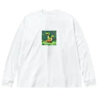 OTIRUBUTUBUTUのいきわかれ恐竜 Big Long Sleeve T-Shirt