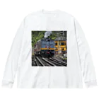 atoyuki_SHOPの鉄道デザイン　ato Big Long Sleeve T-Shirt