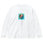 ノアSHOPの波乗り好きにピッタリな可愛いサーフィンロゴ♪ Big Long Sleeve T-Shirt