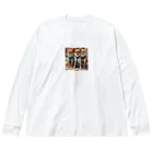 kilkoameaのかわいさ満点おさんぽチワワ兄弟 Big Long Sleeve T-Shirt