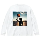 hikaLinootoのbasketgirl ビッグシルエットロングスリーブTシャツ