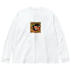 ive-5911の森の中のキツネ Big Long Sleeve T-Shirt