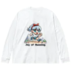 チェリモヤのゆるラン女子 04 Big Long Sleeve T-Shirt