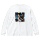 rurifuのゲーミング猫 Big Long Sleeve T-Shirt