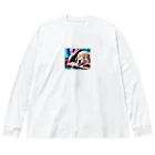 TMBUのワンだふる Big Long Sleeve T-Shirt