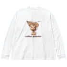 leisurely_lifeのcoffee monster Bourbon ビッグシルエットロングスリーブTシャツ