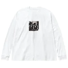 cute in cool shopの真似しておしゃれになった植物 Big Long Sleeve T-Shirt