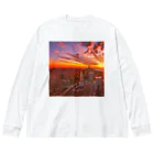 Rパンダ屋の「都会風景」グッズ Big Long Sleeve T-Shirt