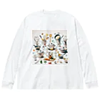 nail_aphroditeの感情豊かなキッチン用品たちの楽しい会話 Big Long Sleeve T-Shirt