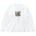 MysticArtworksの楽しさ満載のピエール Big Long Sleeve T-Shirt