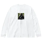 sunday_sataurday_freedayの疲れたゴリラ Big Long Sleeve T-Shirt