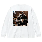 WildRiceのカフェゴリラ Big Long Sleeve T-Shirt