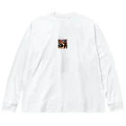 _ilka_の柴犬のヒップホップ Big Long Sleeve T-Shirt