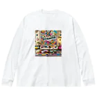 nuuartのドーパミンデコールと陽気な美学 Big Long Sleeve T-Shirt