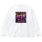 nuuartの1980年代のレトロフォント Big Long Sleeve T-Shirt