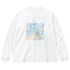 幻想世界のイーハトーブの幻風景 Big Long Sleeve T-Shirt