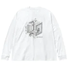 s-drawingの立方体錯視T Big Long Sleeve T-Shirt