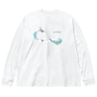 s-drawingのメビウスの輪T（ブルー） Big Long Sleeve T-Shirt