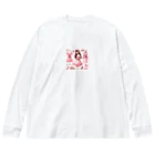 BeccaBeccaのピンク大好き ビッグシルエットロングスリーブTシャツ