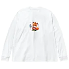 桃の花の歌うキツネの王子さま Big Long Sleeve T-Shirt