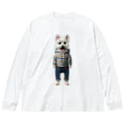 TRI-COMMA（トライカンマ）の愛犬コスチューム：優作 Big Long Sleeve T-Shirt