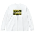 akupunyagaramのANJING INC. MERCH / Pixelated version ビッグシルエットロングスリーブTシャツ