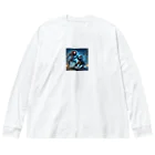 OTIRUBUTUBUTUのライオンロボットvsラプトル Big Long Sleeve T-Shirt