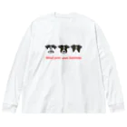 AwagoModeのmind your own business (29) ビッグシルエットロングスリーブTシャツ