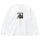 さるわたりの寂れた古城 Big Long Sleeve T-Shirt