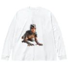 reptilesの怪人トカゲ女 Big Long Sleeve T-Shirt