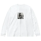 memorandumのシマウマ Big Long Sleeve T-Shirt