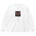 wワンダーワールドwのWING HEART001 ビッグシルエットロングスリーブTシャツ