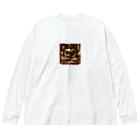 Take-chamaの【注目のパワースポット】神聖な雰囲気ただよう「祝福の仏像」。 Big Long Sleeve T-Shirt