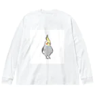 paguyoのオカメインコRocky Big Long Sleeve T-Shirt