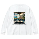 チェリモヤの運転席からの絶景 Big Long Sleeve T-Shirt