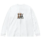 heart melts boxのリクルートアニマルズ Big Long Sleeve T-Shirt