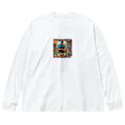 AIおじさんの料理をするおじさん Big Long Sleeve T-Shirt