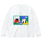 ryujiのお上品なおネコ様のデザイン４ Big Long Sleeve T-Shirt