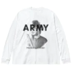 部屋とデニムとわたしのU.S.ARMYな聖徳太子さん ビッグシルエットロングスリーブTシャツ